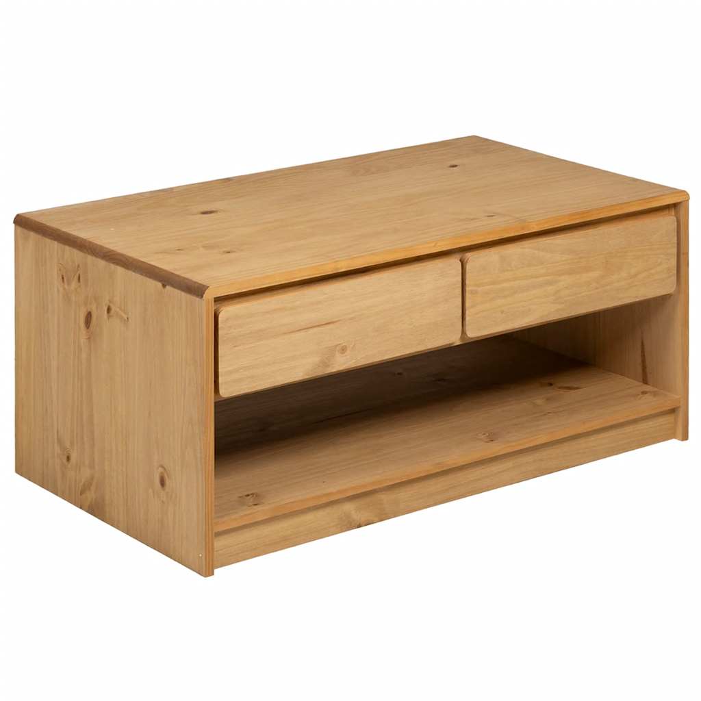 Stolić za kavu SAUDA boja hrasta 99x55x45 cm masivna borovina