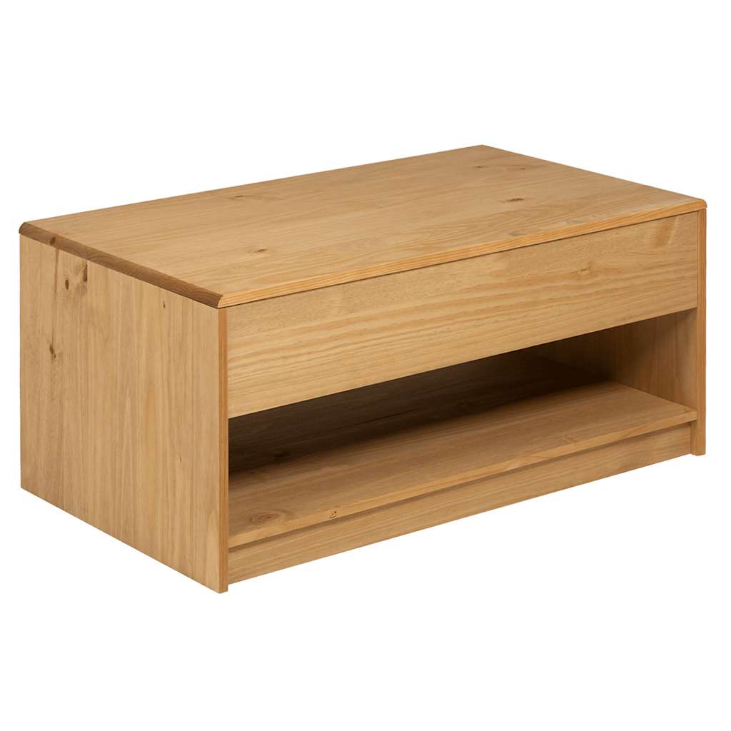 Stolić za kavu SAUDA boja hrasta 99x55x45 cm masivna borovina