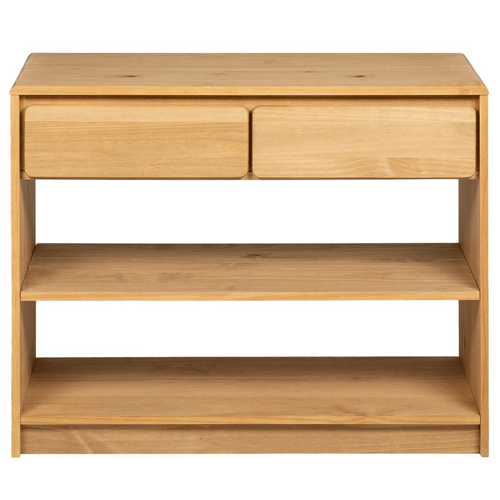 Konzolni stol SAUDA boja hrasta 89,5 x 36,5 x 73 cm od borovine