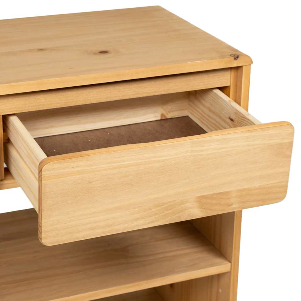 Konzolni stol SAUDA boja hrasta 89,5 x 36,5 x 73 cm od borovine