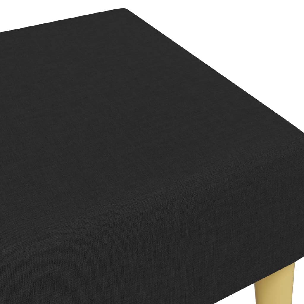 Tabure crni 77x55x31 cm od tkanine