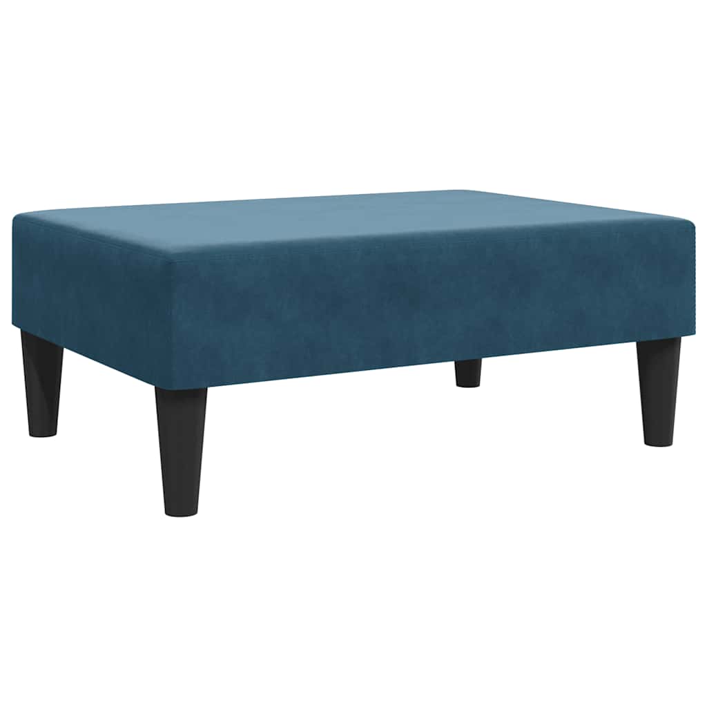 Tabure plavi 77x55x31 cm baršunasti