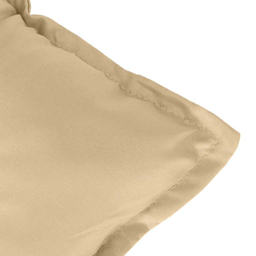 Jastuci za stolice 4 kom prošarano bež 120x50x7 cm od tkanine