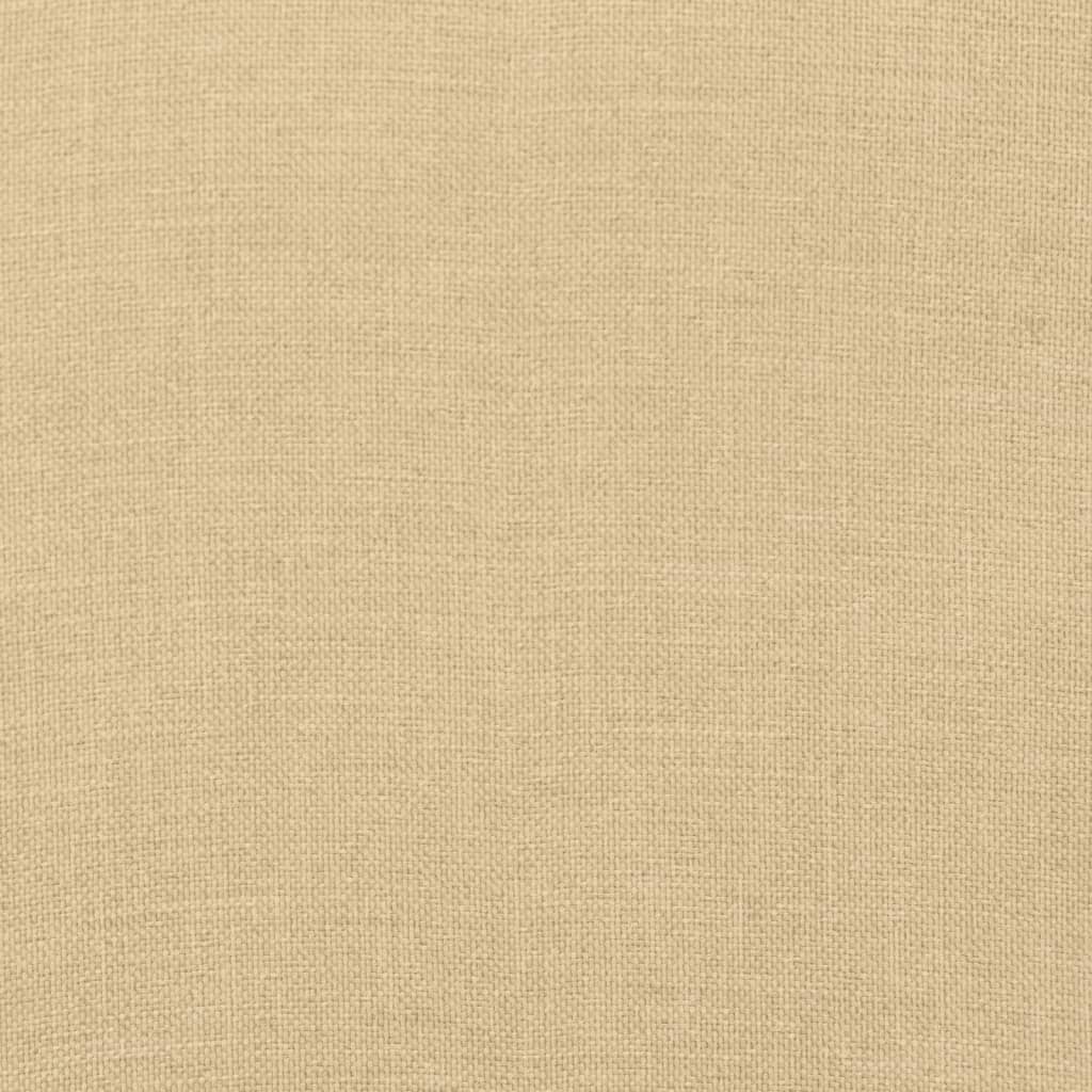 Jastuci za stolice 4 kom prošarano bež 120x50x7 cm od tkanine
