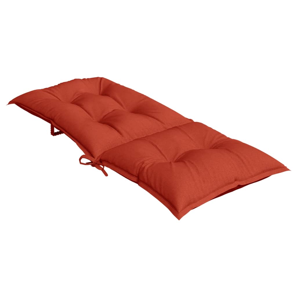 Jastuci za stolice 6 kom prošarano crvena 120x50x7cm tkanina