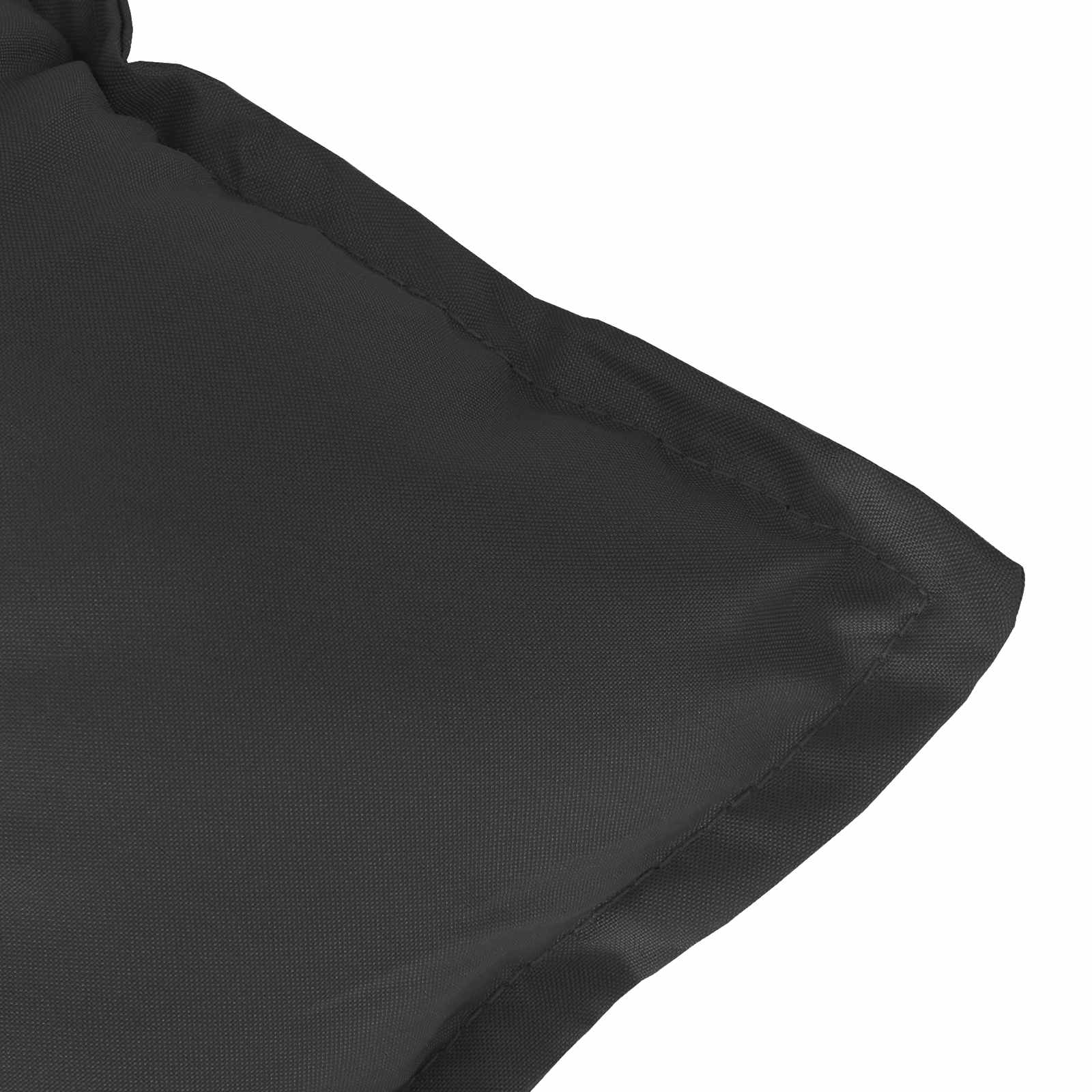 Set Jastučića za Stolicu s Visokim Naslonom 6 pcs Melange Crna