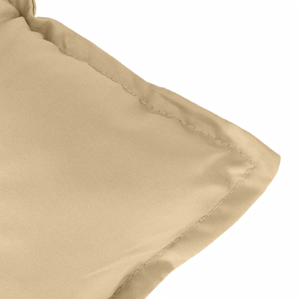Jastuci za stolice 2 kom prošarano bež 100x50x7 cm tkanina