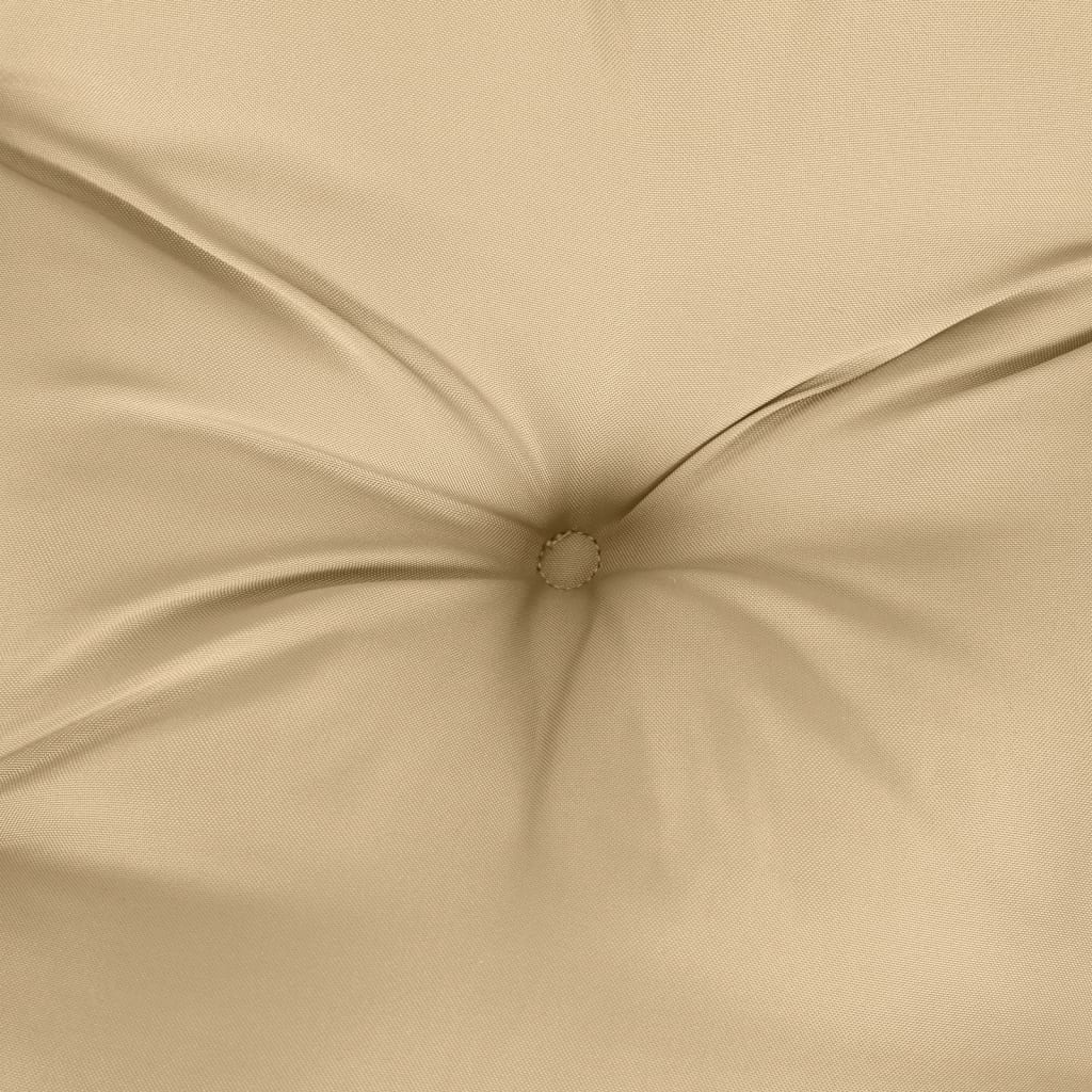 Jastuci za stolice 4 kom prošarano bež 100x50x7 cm tkanina