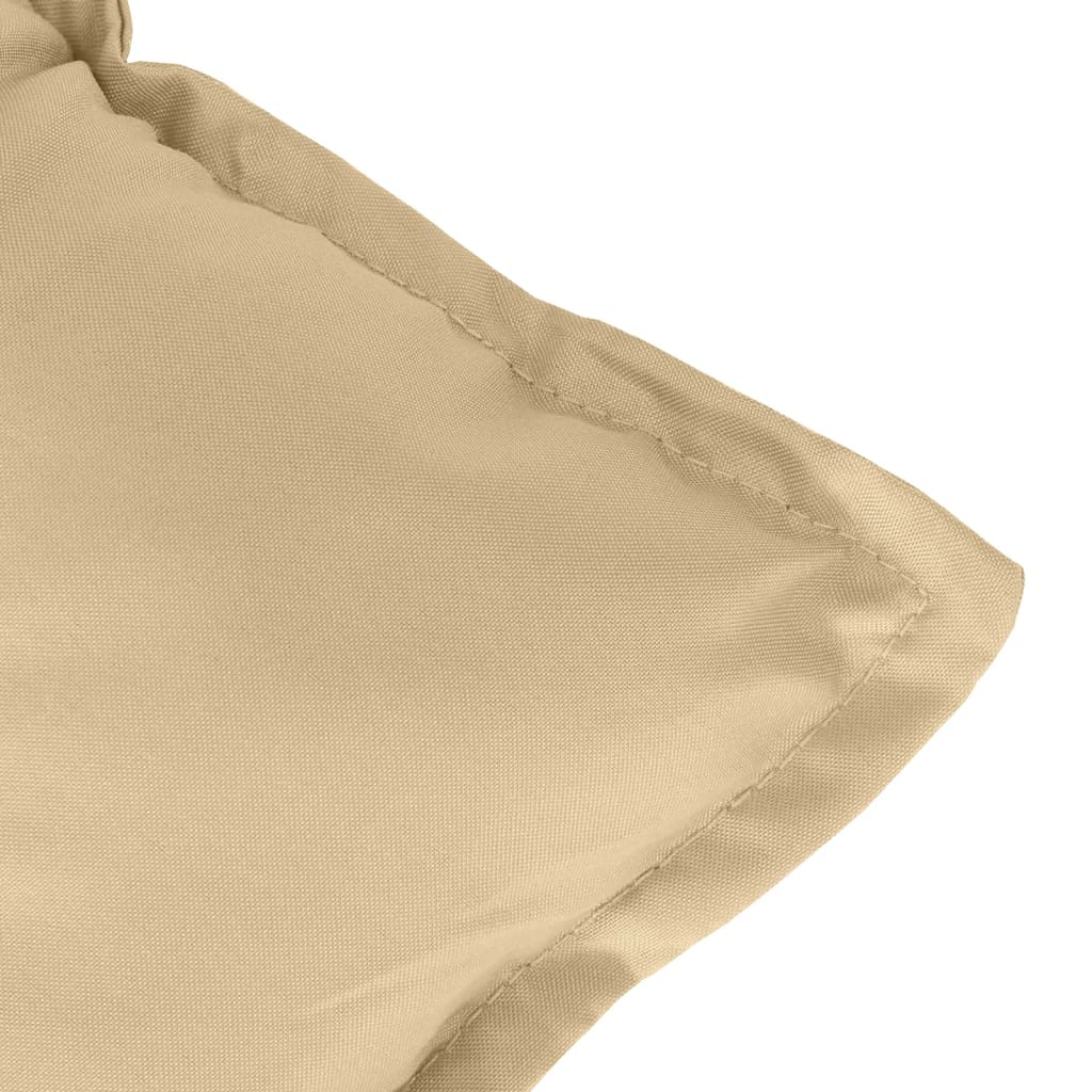 Jastuci za stolice 4 kom prošarano bež 100x50x7 cm tkanina