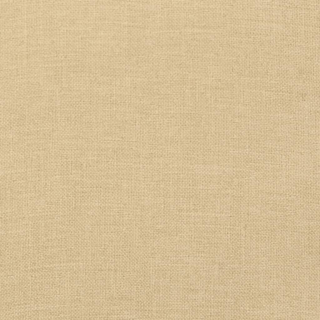 Jastuci za stolice 6 kom prošarano bež 100x50x7 cm tkanina