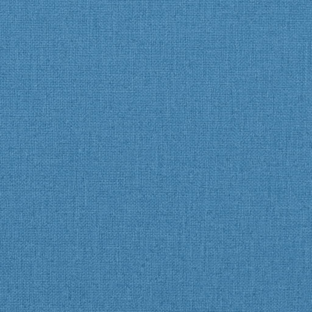 Jastuci za stolice 4 kom prošarano plavi 100x50x7 cm od tkanine