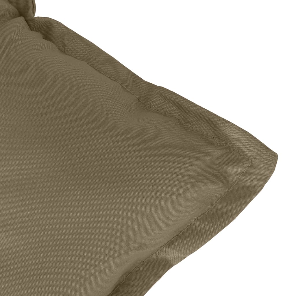 Jastuci za stolice 2 kom prošarano smeđesivi 100x50x7cm tkanina