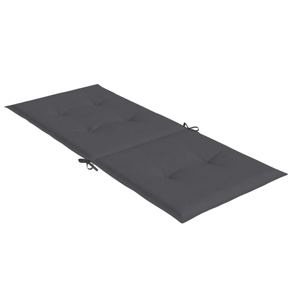 Jastuci za stolice 6 kom prošarano antracit 120x50x4cm tkanina