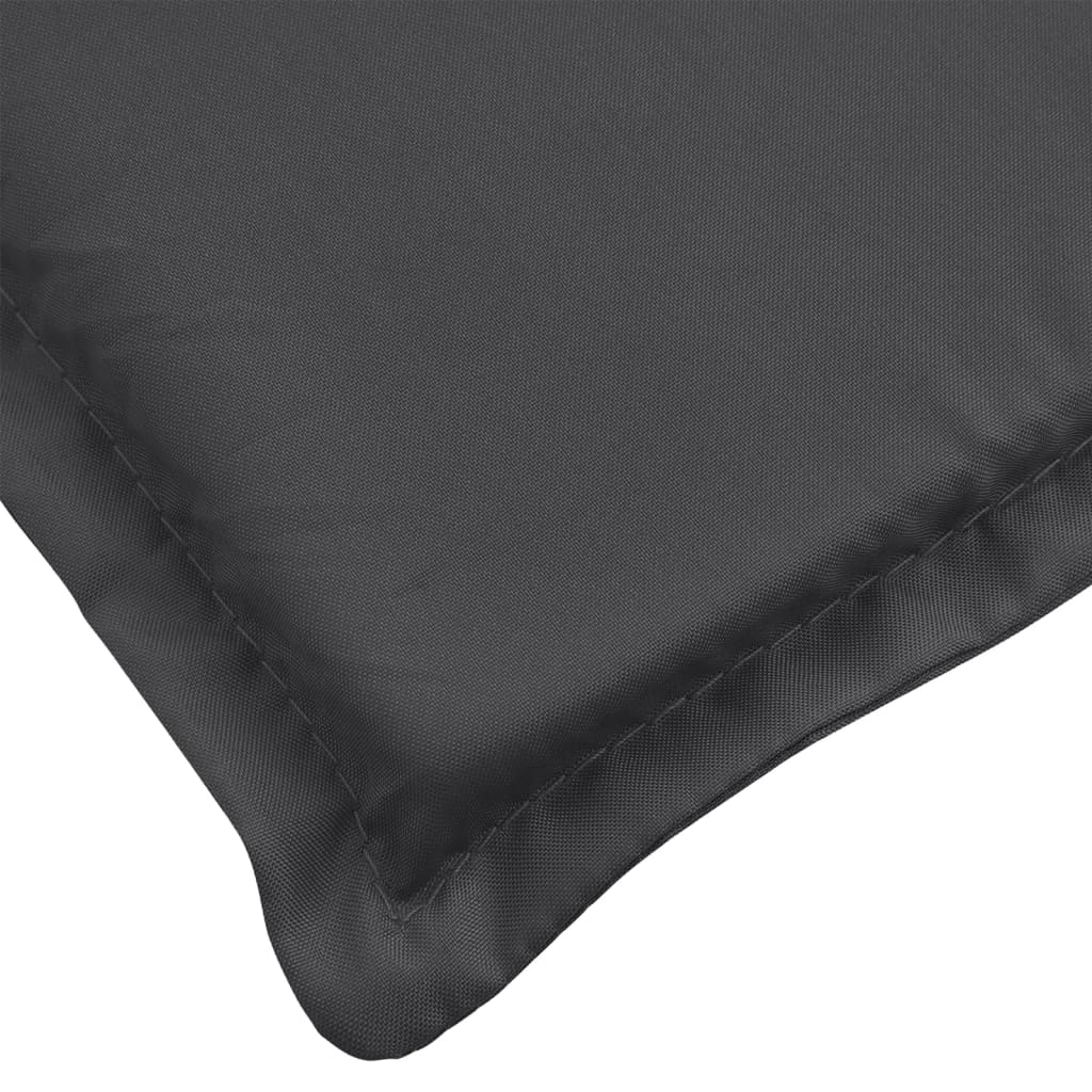 Jastuci za stolice 6 kom prošarano antracit 120x50x4cm tkanina
