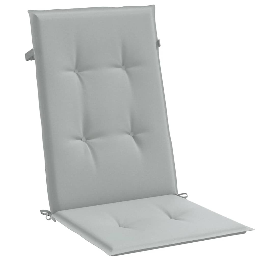 Jastuci za stolice 6 kom svjetlosivi 120 x 50 x 4 cm od tkanine