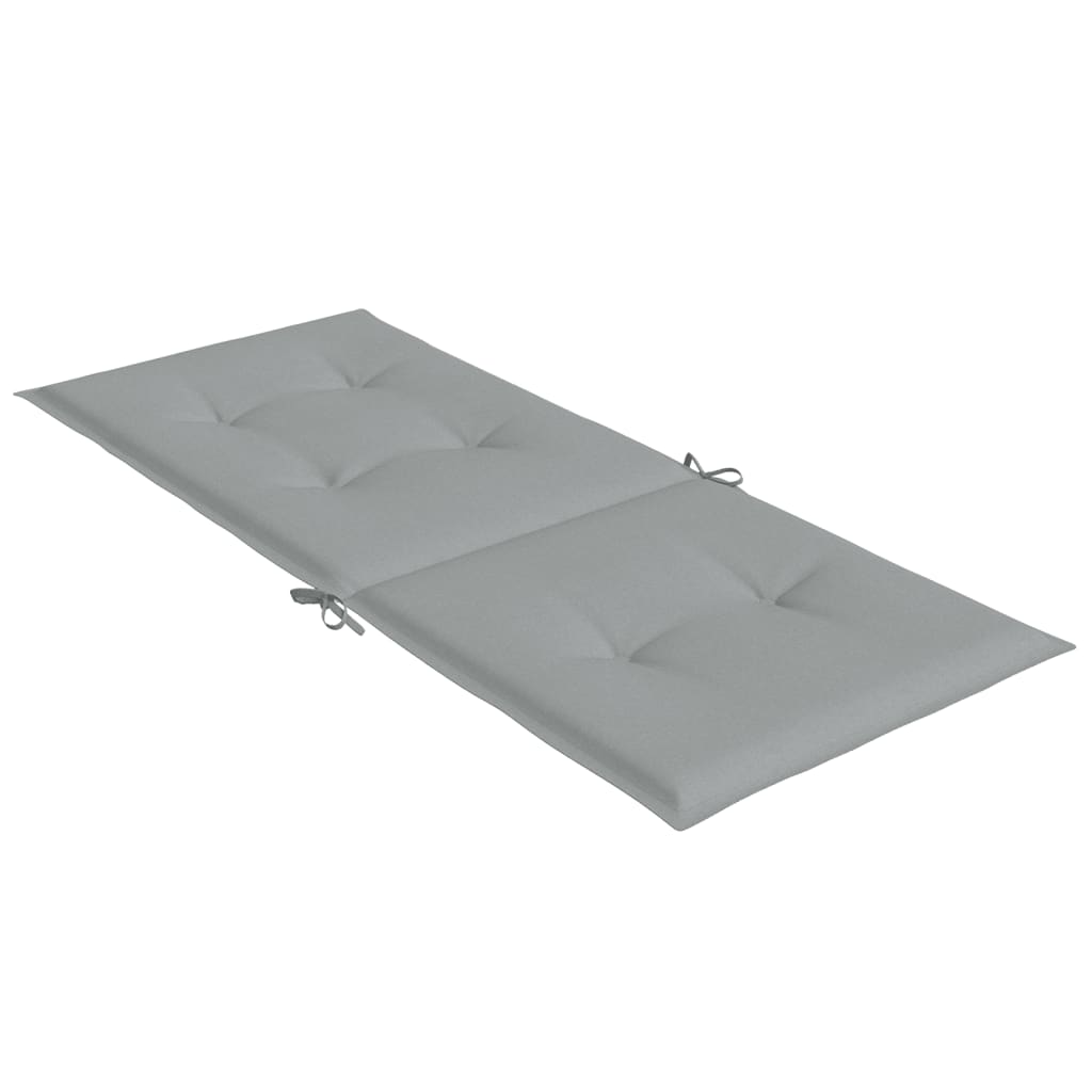 Jastuci za stolice 6 kom svjetlosivi 120 x 50 x 4 cm od tkanine