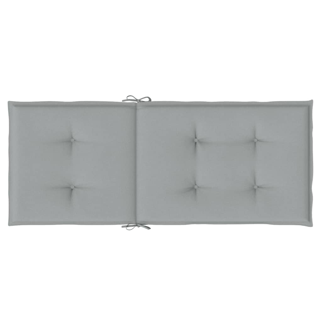 Jastuci za stolice 6 kom svjetlosivi 120 x 50 x 4 cm od tkanine