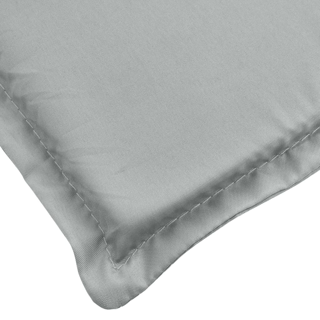 Jastuci za stolice 6 kom svjetlosivi 120 x 50 x 4 cm od tkanine