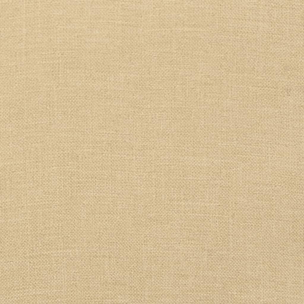 Jastuci za stolice 2 kom prošarano bež 120x50x4 cm od tkanine