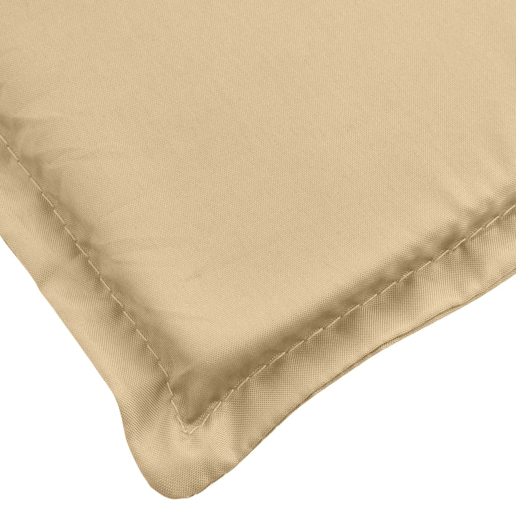 Jastuci za stolice 4 kom prošarano bež 120x50x4 cm od tkanine