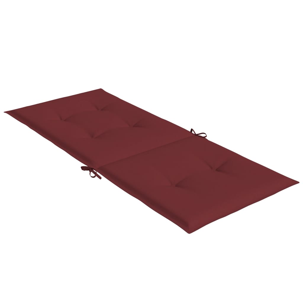 Jastuci za stolice 4 kom prošarano boja vina 120x50x4cm tkanina