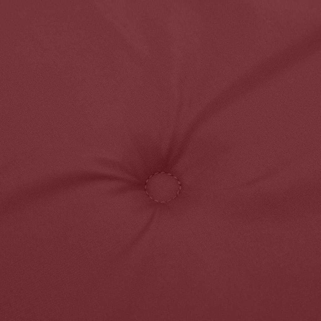 Jastuci za stolice 4 kom prošarano boja vina 120x50x4cm tkanina