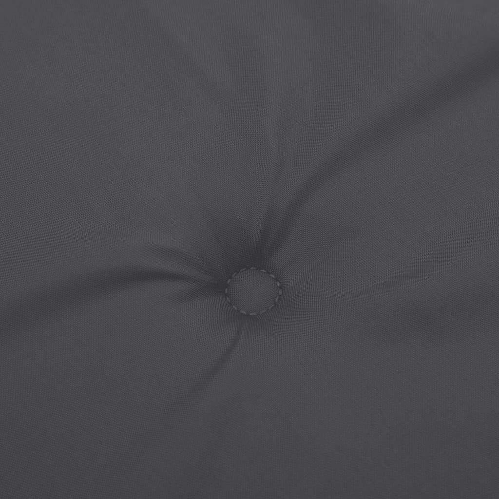 Jastuci za stolice 2 kom prošarano antracit 100x50x7 cm tkanine