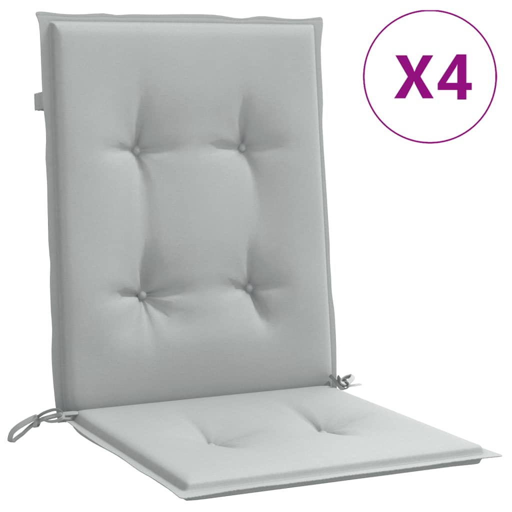 Jastuci za stolice 6 kom svjetlosivi 100x50x4 cm tkanina