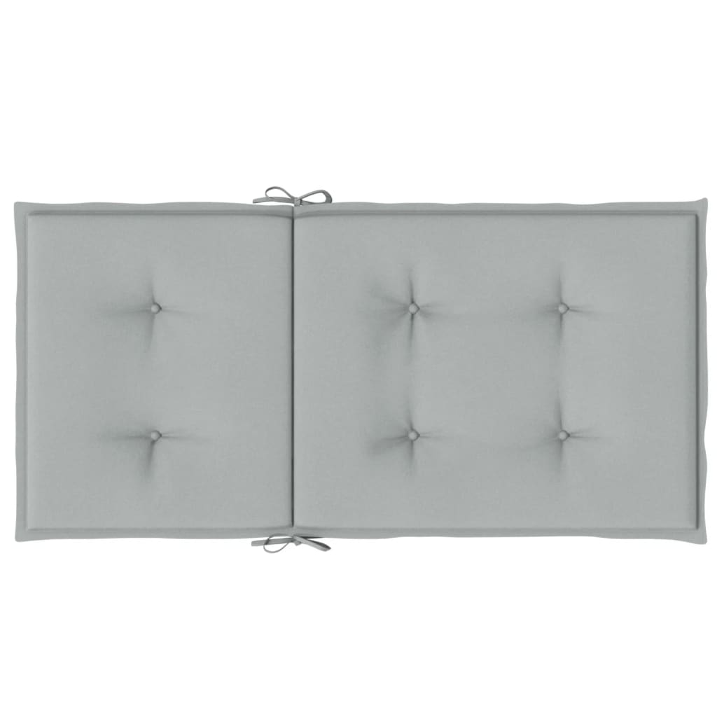 Jastuci za stolice 6 kom svjetlosivi 100x50x4 cm tkanina