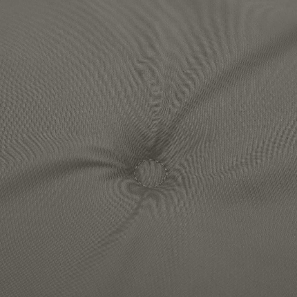 Jastuci za stolice 4 kom prošarano tamnosiva 100x50x4cm tkanina