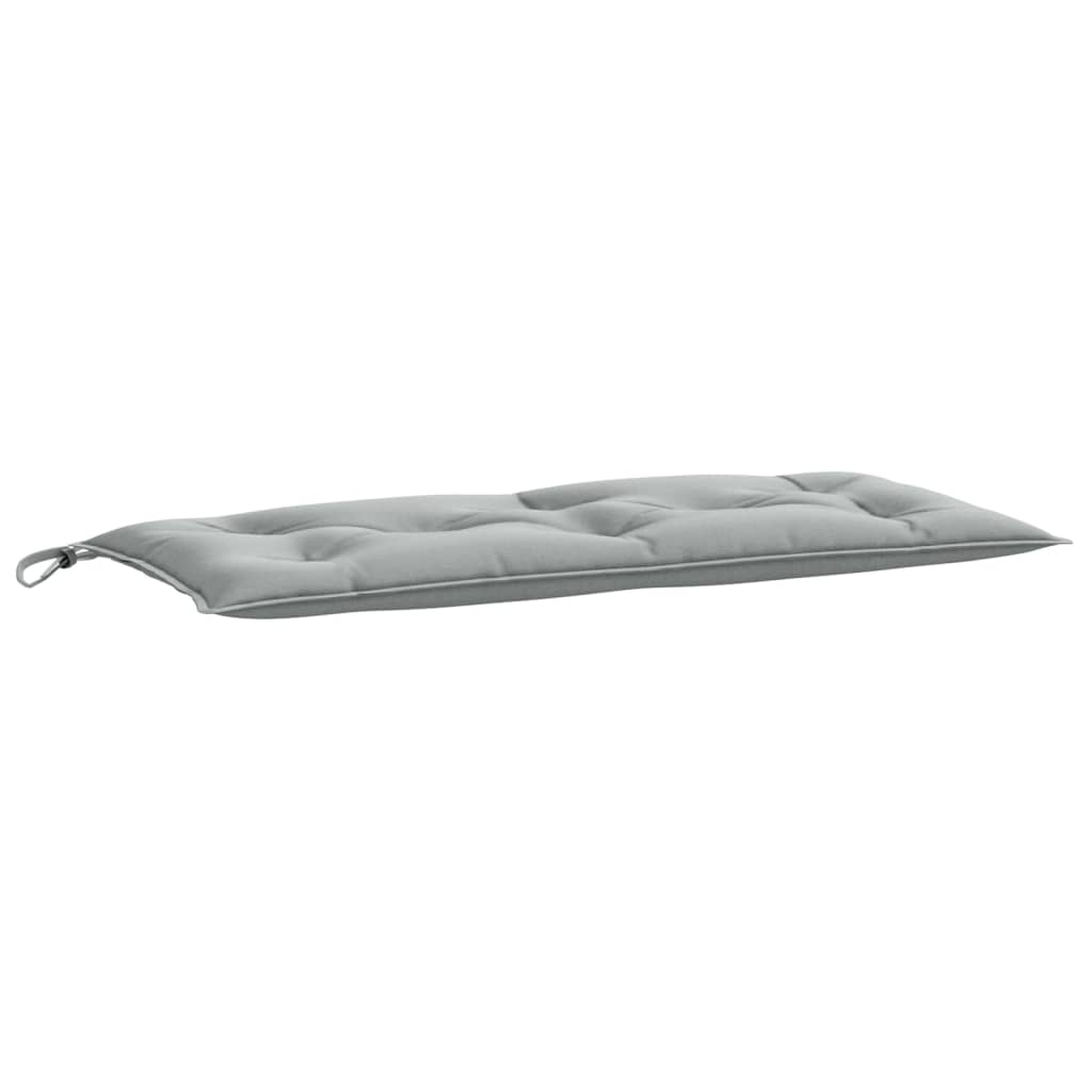 Jastuk za vrtnu klupu prošarano svjetlosivi 100x50x7 cm tkanine
