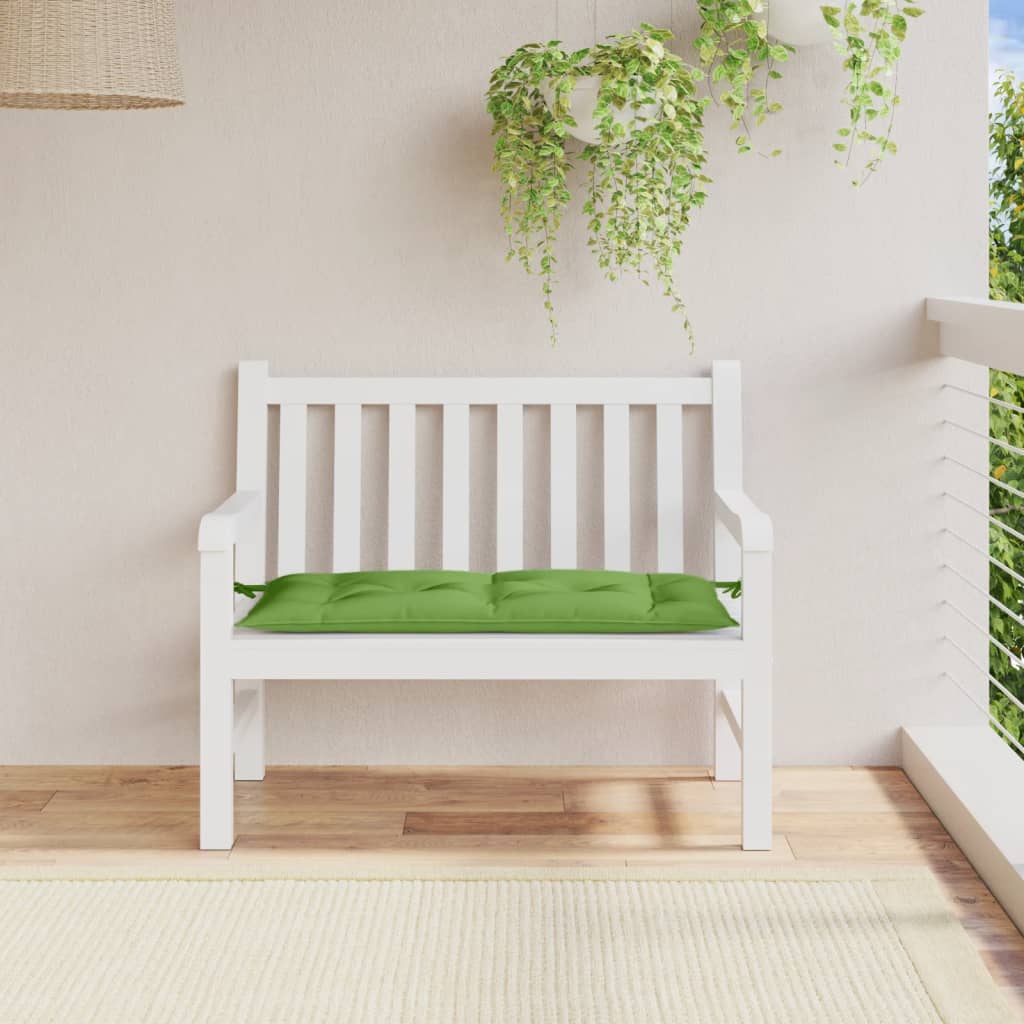 Jastuk za vrtnu klupu prošarano zeleni 100x50x7 cm od tkanine