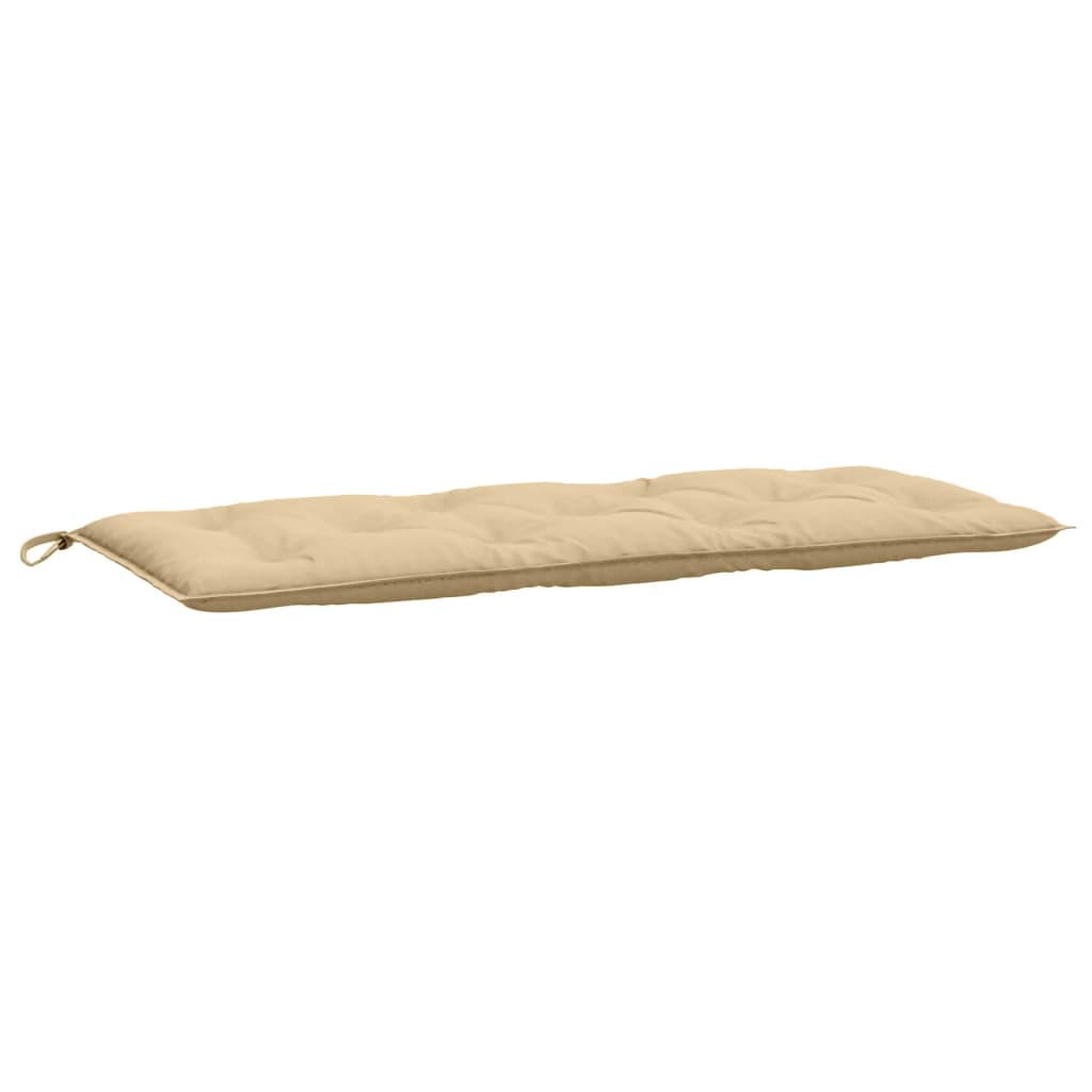 Jastuk za vrtnu klupu prošarano bež 120 x 50 x 7 cm od tkanine