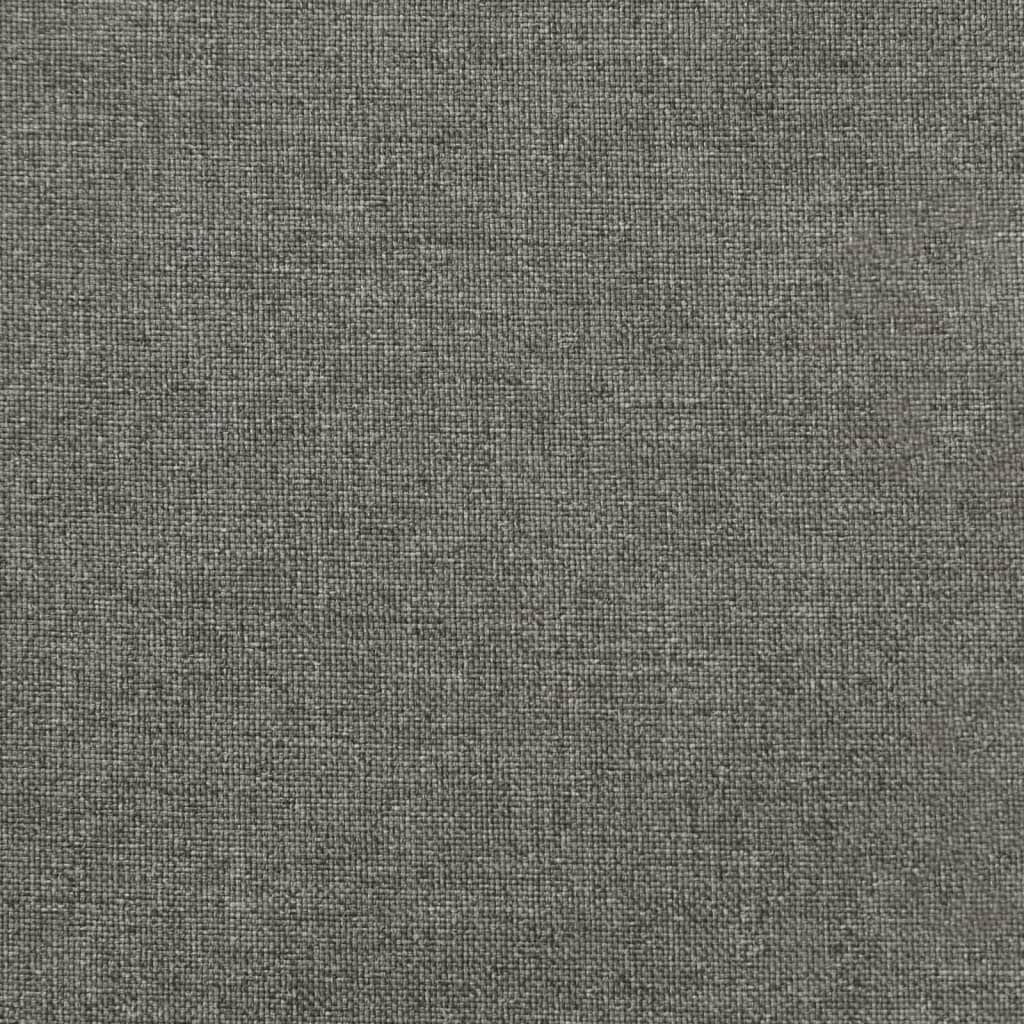 Jastuci za vrtnu klupu 2 kom tamnosivi 100x50x7 cm tkanine