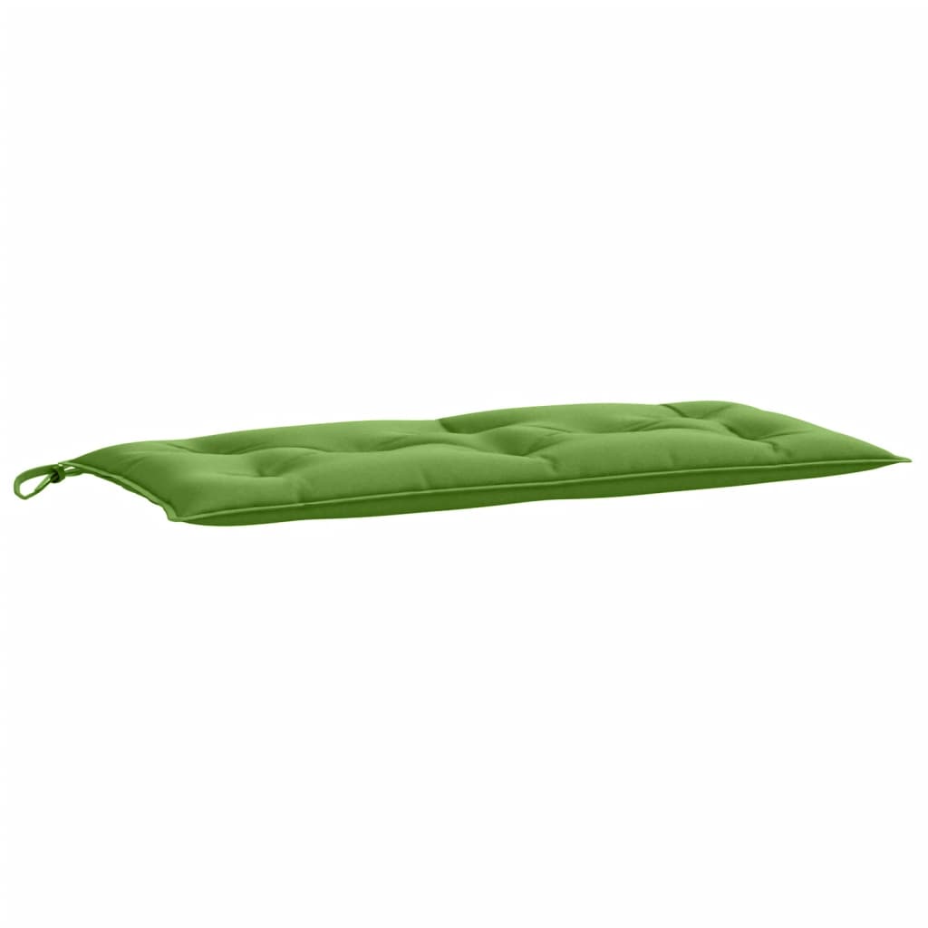 Jastuci za vrtnu klupu 2 kom zeleni 100x50x7 cm tkanina