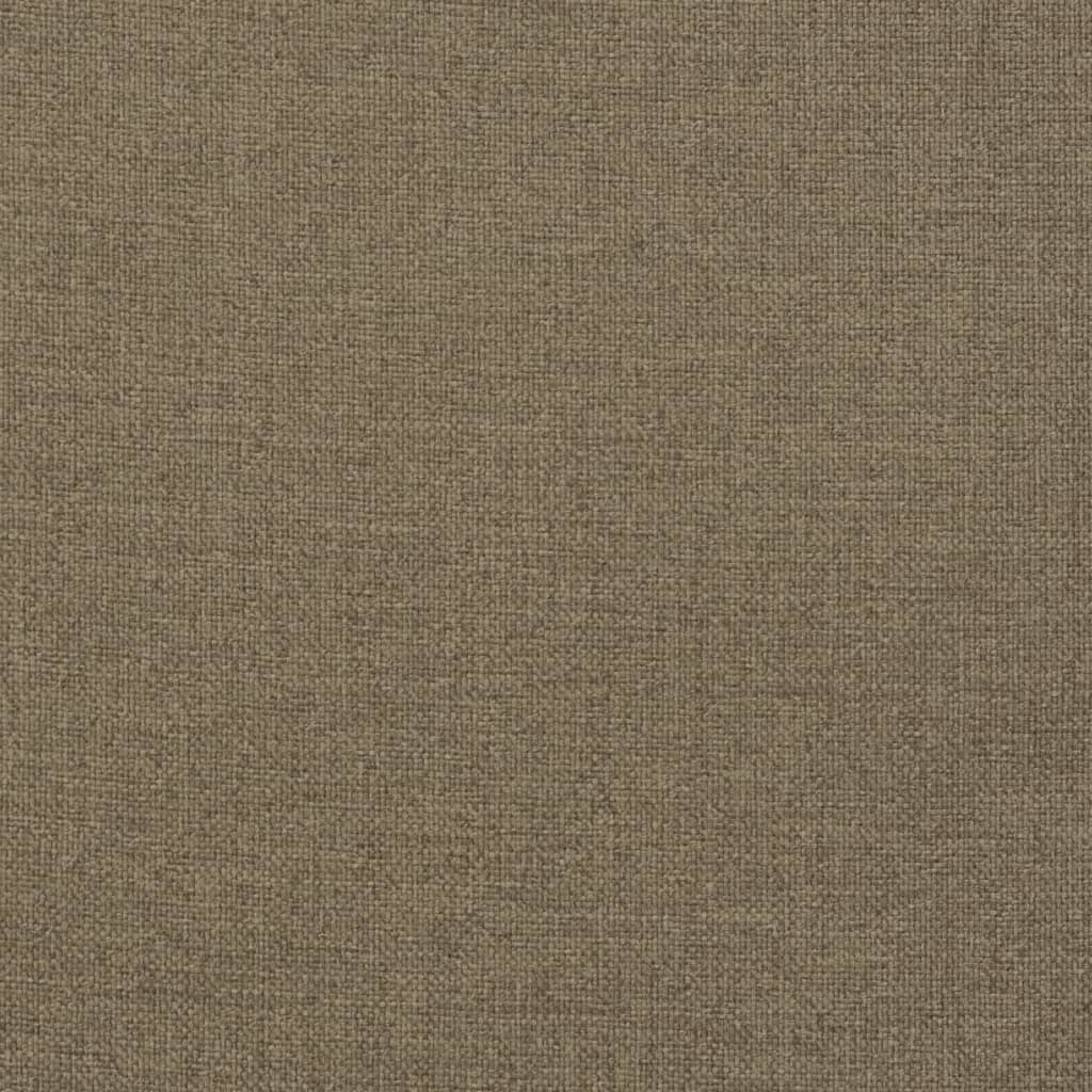 Jastuci za vrtnu klupu 2 kom smeđesivi 100x50x7 cm tkanina