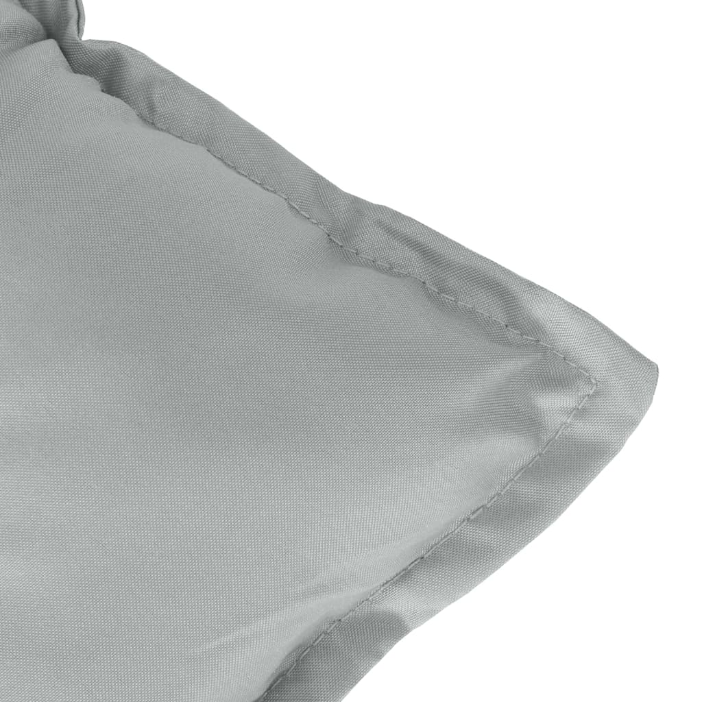Jastuci za vrtnu klupu 2 kom svjetlosivi 120x50x7 cm tkanine