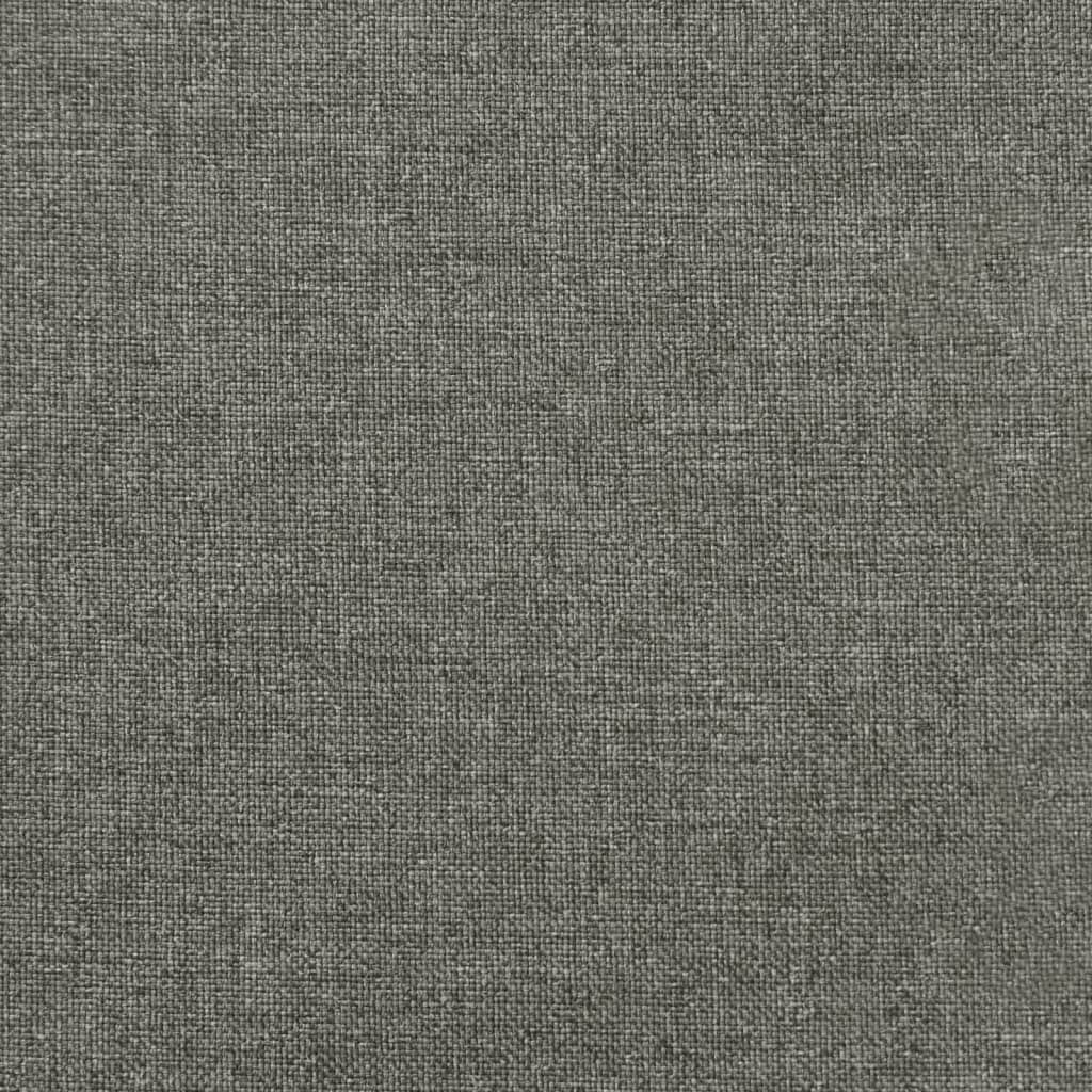 Jastuci za vrtnu klupu 2 kom tamnosivi 120x50x7 cm tkanine
