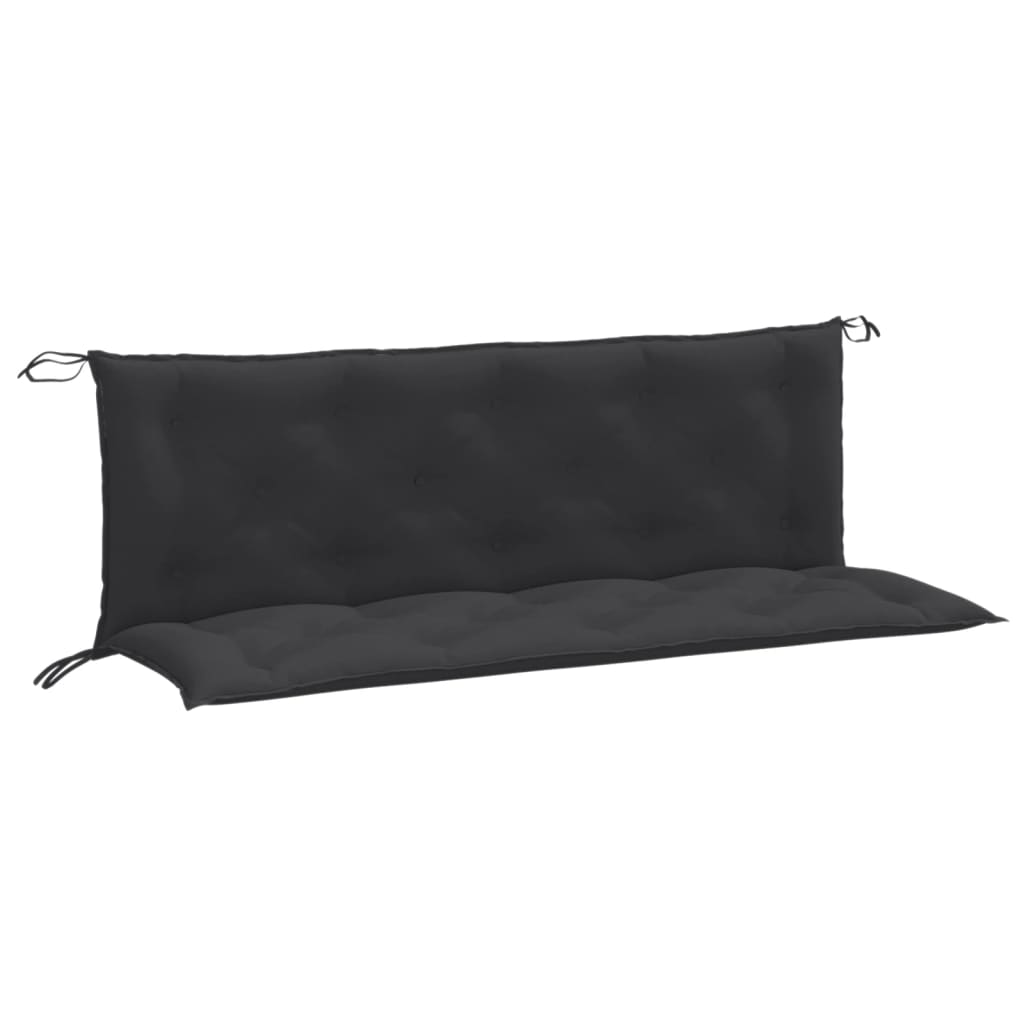 Jastuci za vrtnu klupu 2 kom antracit 150x50x7 cm tkanina