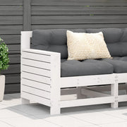 Vrtna sofa s naslonom za ruke smeđa 69x62x70,5 cm od borovine