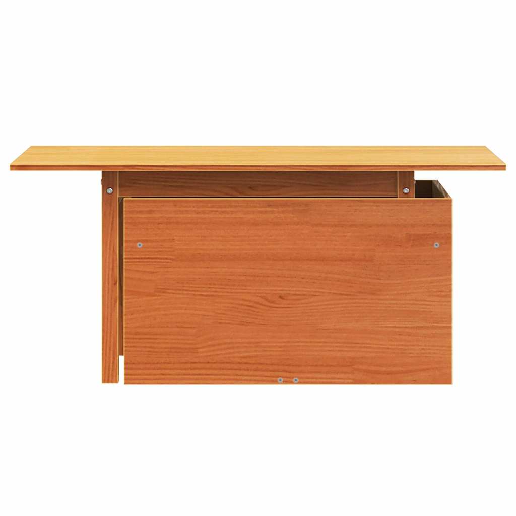 Vrtni stol voštano smeđi 100 x 50 x 75 cm od masivne borovine