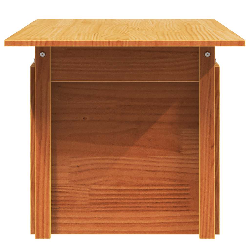 Vrtni stol voštano smeđi 100 x 50 x 75 cm od masivne borovine