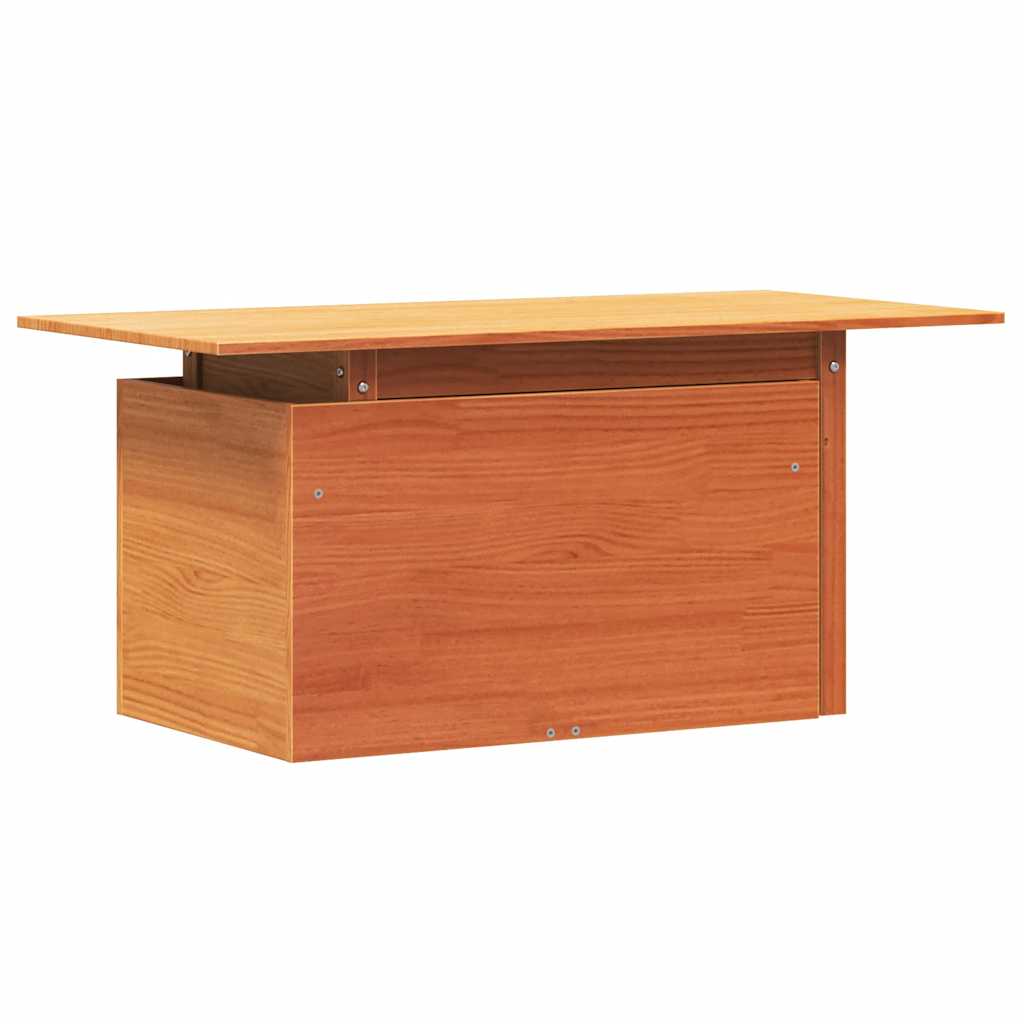 Vrtni stol voštano smeđi 100 x 50 x 75 cm od masivne borovine