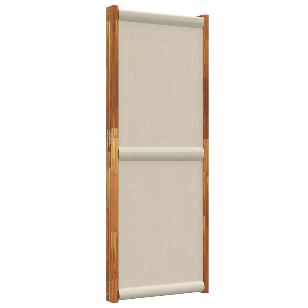 Sobna pregrada s 3 panela svjetlosiva 210 x 180 cm