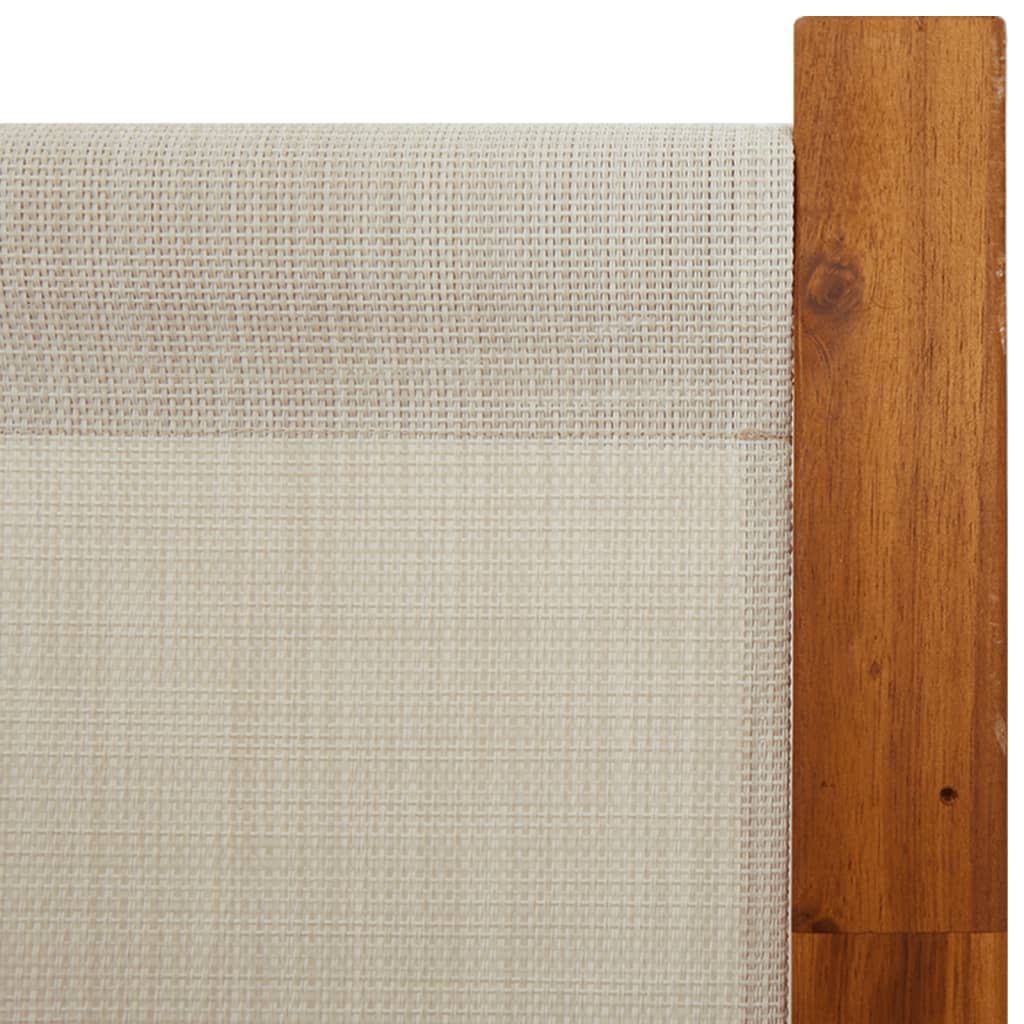 Sobna pregrada s 3 panela svjetlosiva 210 x 180 cm