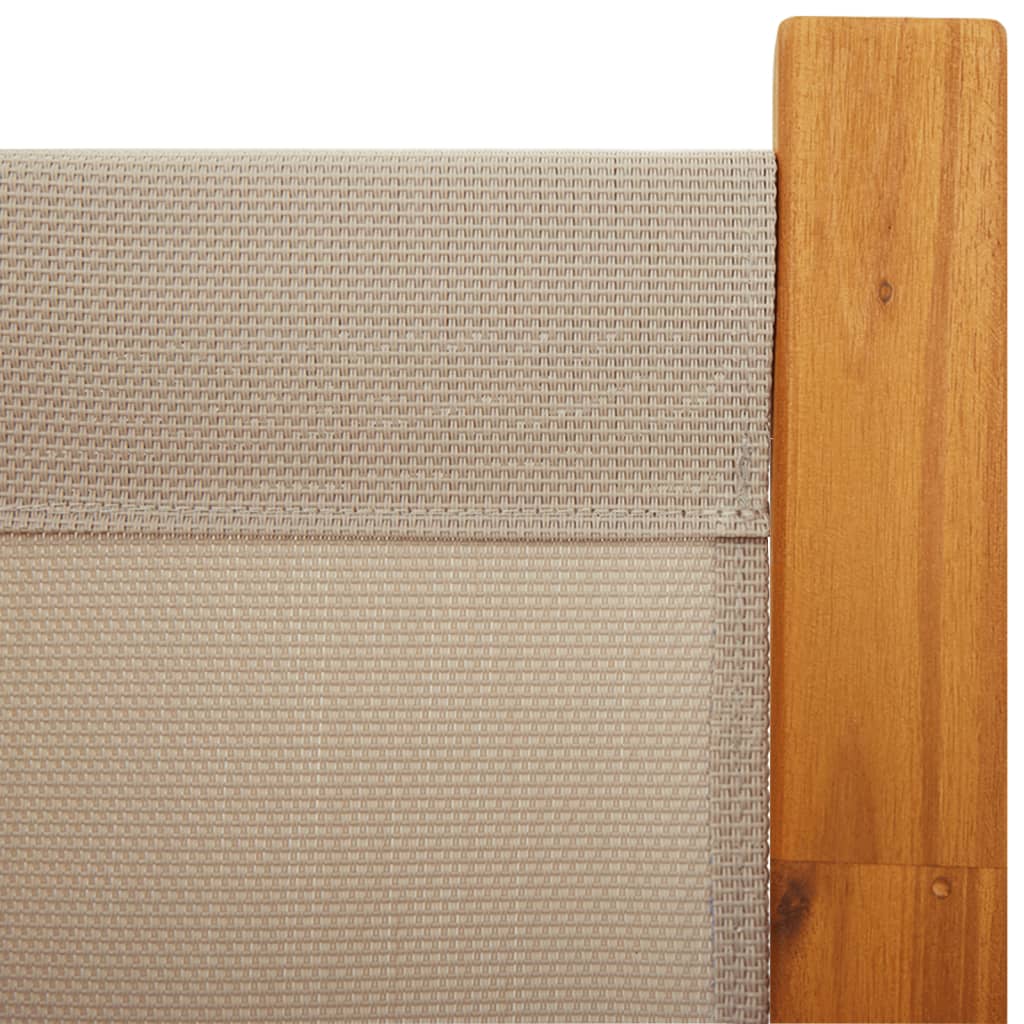 Sobna pregrada s 6 panela smeđesiva 420x180 cm