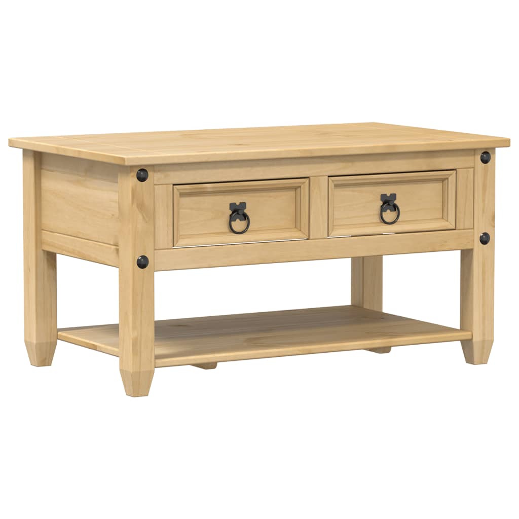 Stolić za kavu s ladicama Corona 85 x 50 x 45 cm od borovine