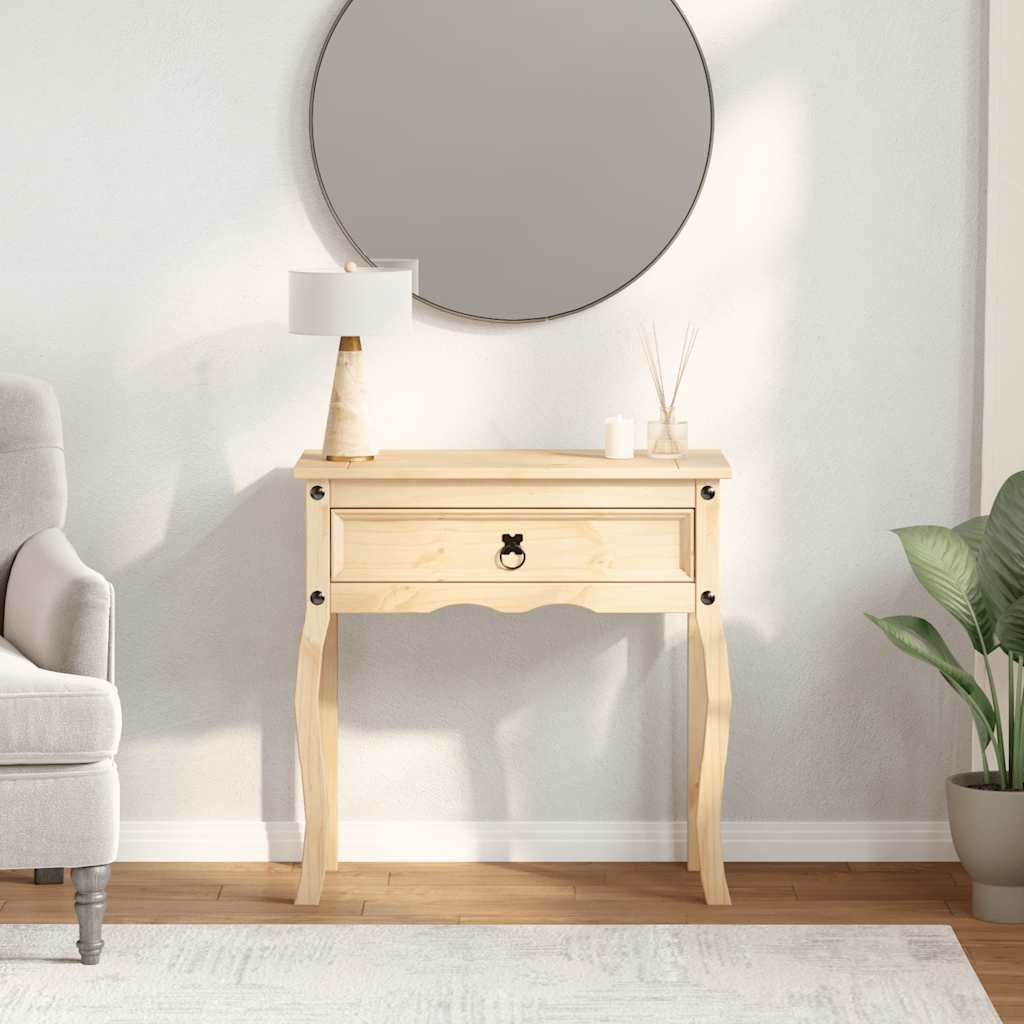 Konzolni stol Corona 73 x 35 x 73 cm od masivne borovine