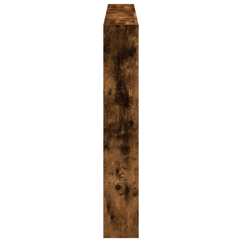 Ormarić za uzglavlje LED boja dimljenog hrasta 160x17x102 cm