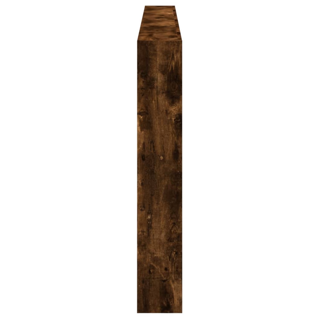 Ormarić za uzglavlje LED boja dimljenog hrasta 220x17x102 cm